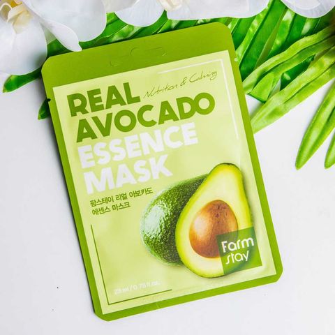 FARM STAY Тканевая маска для лица с экстрактом авокадо REAL AVOCADO ESSENCE MASK, 23ml в Новосибирске — 65 ₽