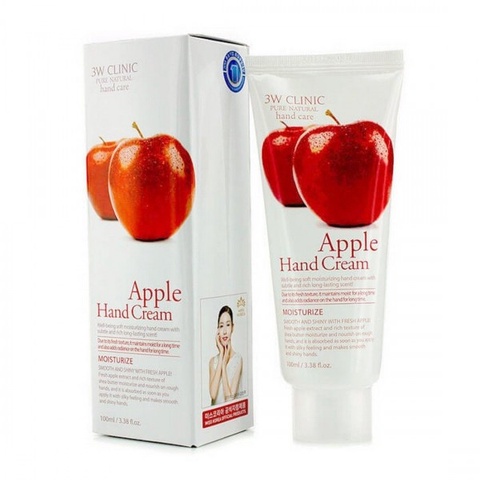 3W Clinic Крем для рук с экстрактом яблока - Apple hand cream, 100мл в Пятигорске — 145 ₽