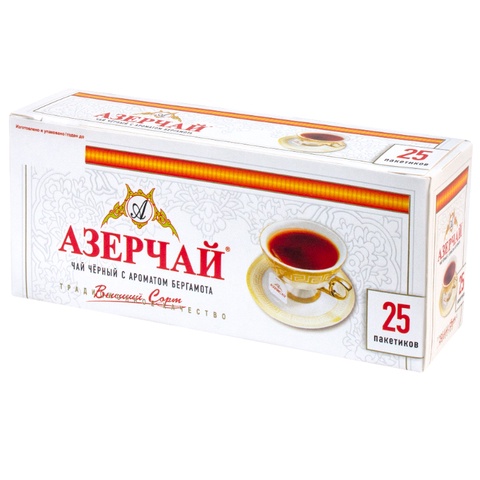 Азерчай черный с ароматом бергамота 25п - 74 ₽