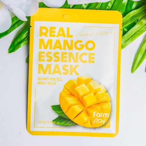 FARM STAY Тканевая маска для лица с экстрактом манго REAL MANGO ESSENCE MASK, 23ml в Новосибирске — 65 ₽