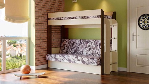 Кровать двухъярусная с матрацем Немо - 28 604 ₽