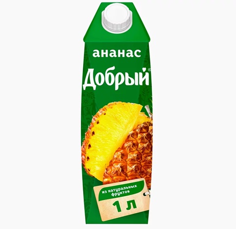 Сок Добрый ананас 1 л. - 130 ₽
