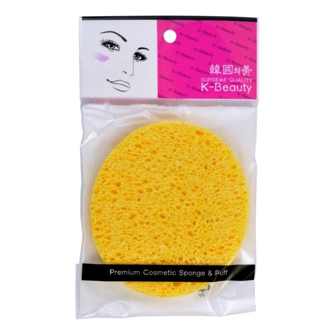 K-Beauty Спонж косметический для очищения кожи лица «желтый» - CS-5, 1шт - 203 ₽