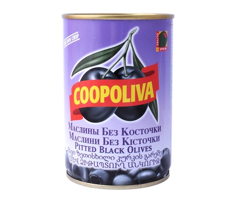 Маслины без косточки COOPOLIVA 350г ж/б - 173 ₽