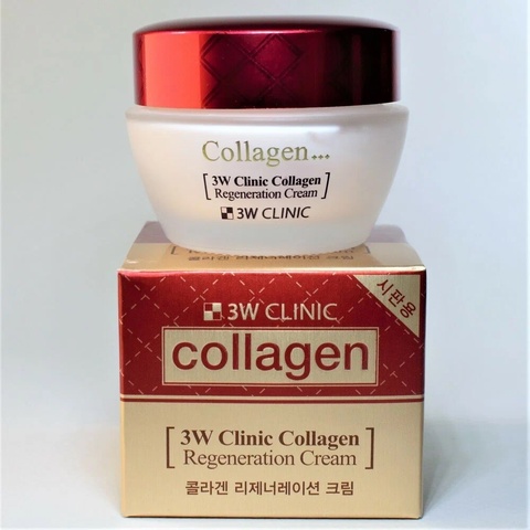 3W Clinic Крем для лица лифтинг с коллагеном – Collagen regeneration cream, 60мл в Пятигорске — 938 ₽