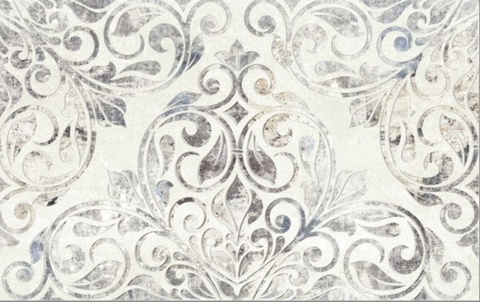 Коллекция "Персиан" керамическая плитка Декор Цветы 01 (25х40) серый - 267 ₽