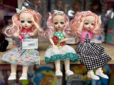 Красивая кукла с эффектом фарфорового лица - 500 ₽