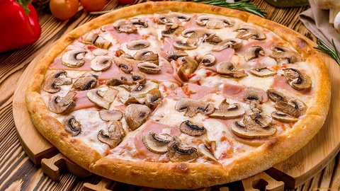 Пицца "Ветчина с грибами" в Владикавказе — 370 ₽