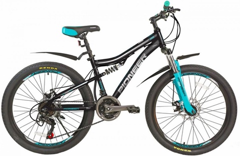 Велосипед PIONEER CAIMAN 26''/18'' black-mint-white - 19 990 ₽