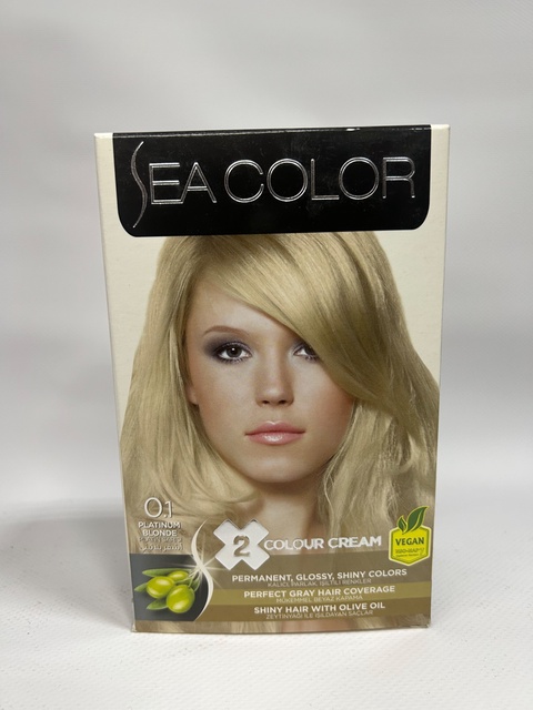 Sea Color 0.1 Краска д/волос «Платиновый блондин» в Пятигорске — 300 ₽