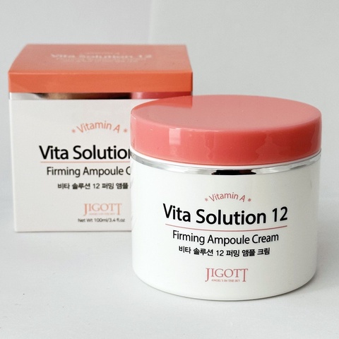 Jigott Крем омолаживающий ампульный - Vita solution 12 firming ampoule cream, 100мл - 862 ₽