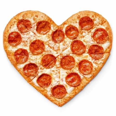 Готовим пиццу в форме сердца ❤️