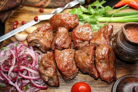 Шашлык из свинины в Владикавказе — 120 ₽
