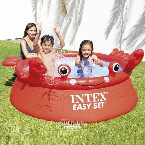 Надувной бассейн 26100 Intex Easy Set - Happy Crab 183*51 см - 2 750 ₽