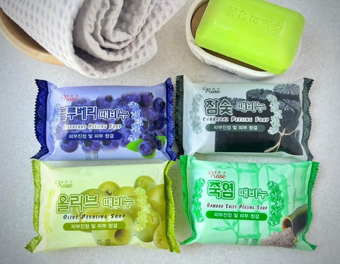 Мыло-пилинг Корея отшелушивающее, с антиоксидантным эффектом для лица и тела 150 г - 160 ₽