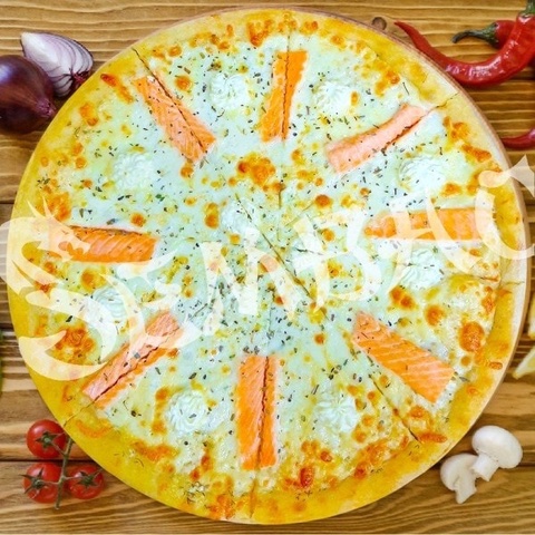 Пицца Сливочный лосось в Пятигорске — 259 ₽