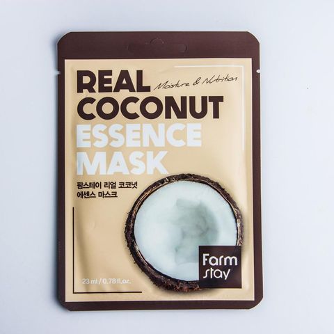 FARM STAY Тканевая маска для лица с экстрактом кокоса REAL COCONUT ESSENCE MASK 23ml в Новосибирске — 65 ₽