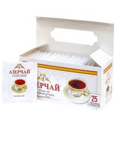 Азерчай черный с ароматом бергамота 25п в конверте - 90 ₽