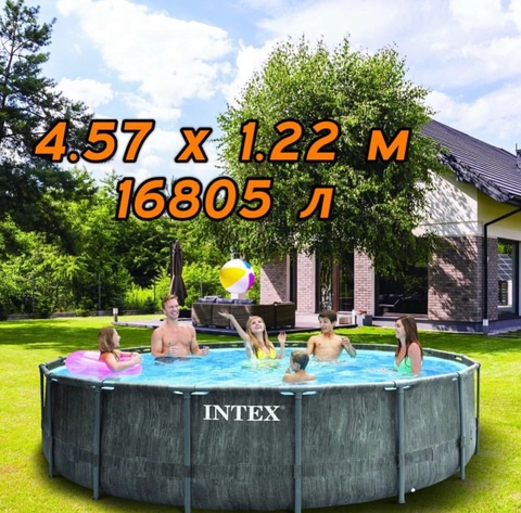 Бассейн каркасный INTEX 4,57 x 1,22 - 39 620 ₽