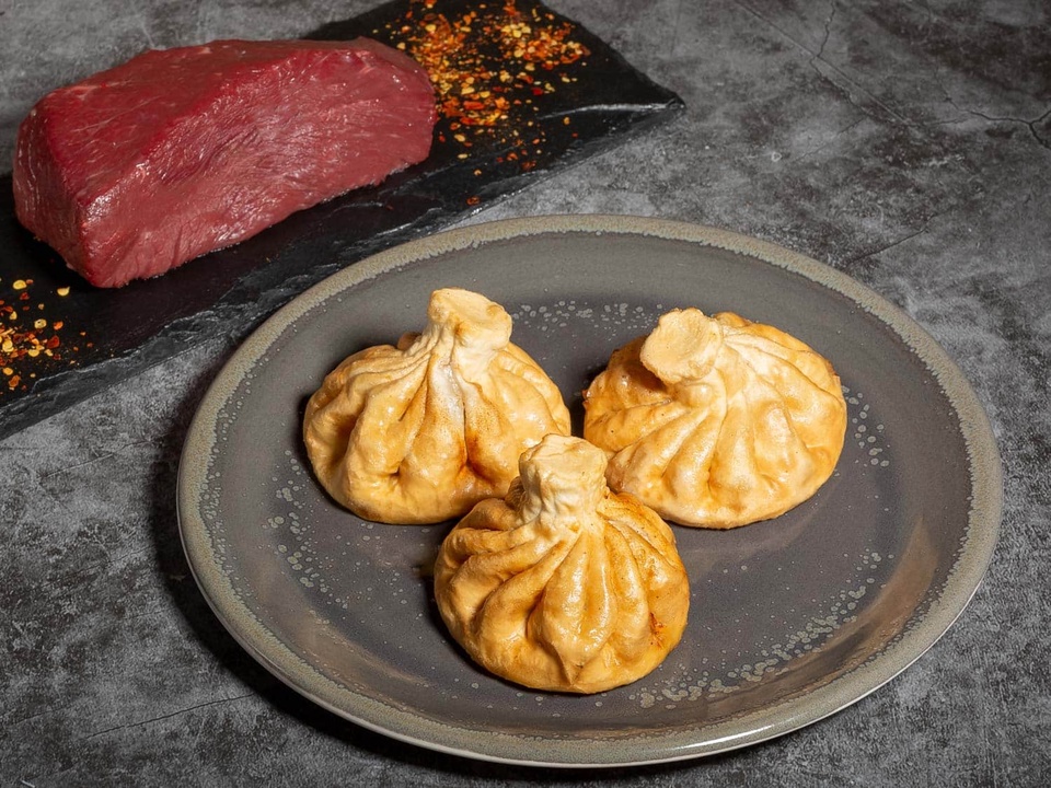Хинкали жареные из свинины и говядины - 75 ₽, заказать онлайн.