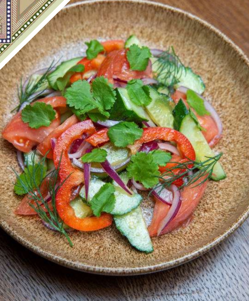 Овощной салат по-домашнему - 280 ₽, заказать онлайн.