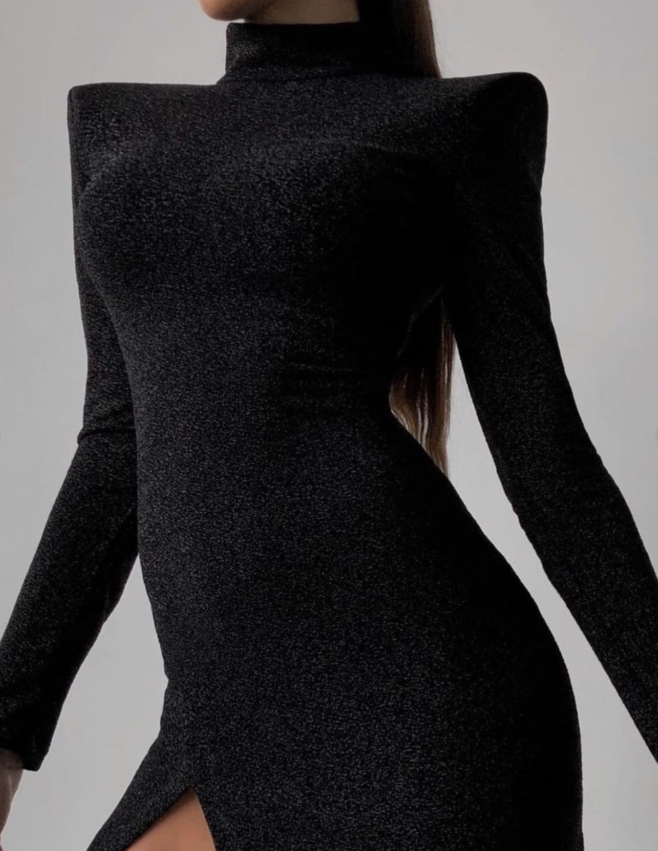Платье с плечиками в ткани с люрексом - 7 100 ₽, заказать онлайн.