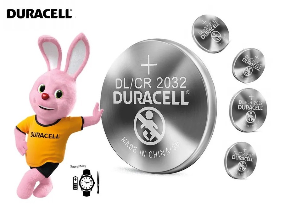 Батарейка Duracell 2032 3V - 160 ₽, заказать онлайн.