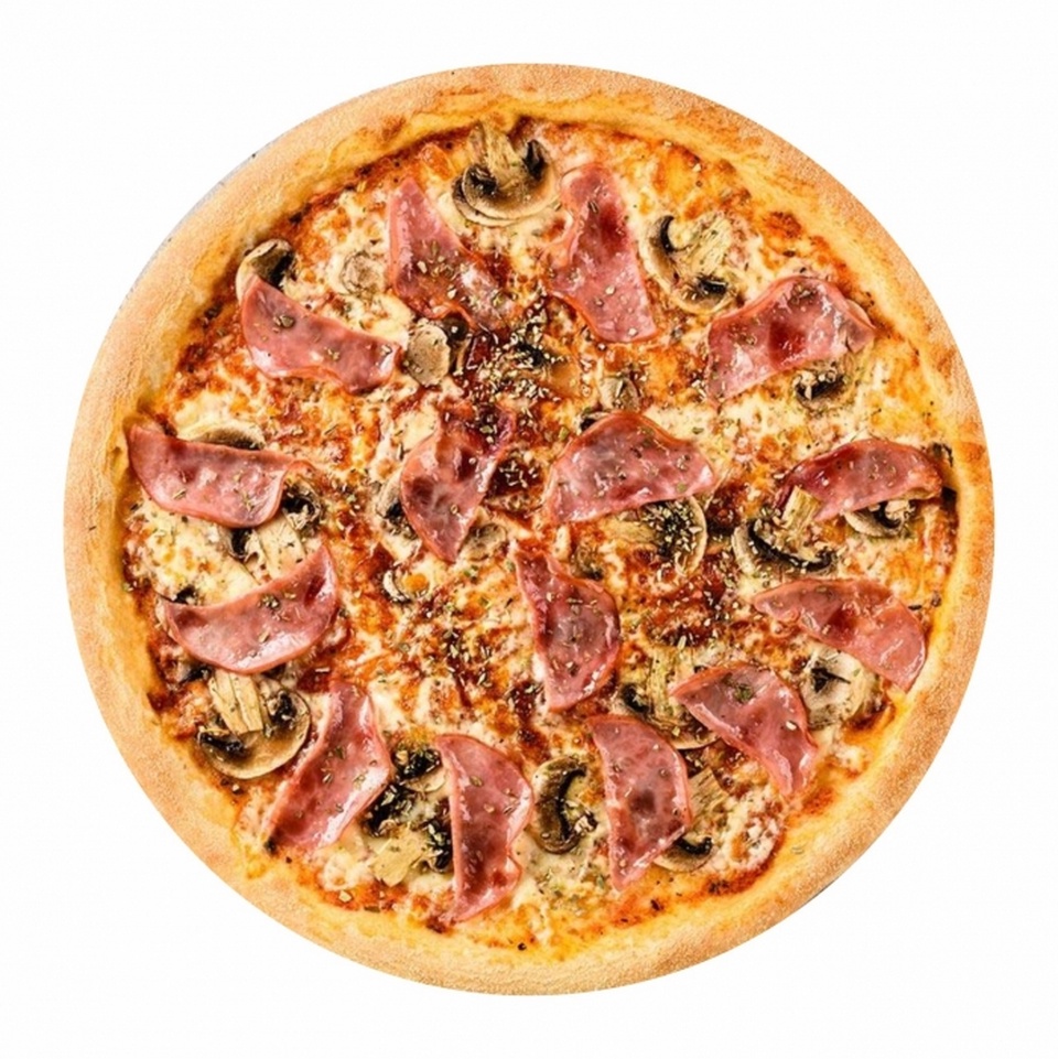 Пицца "Ветчина с грибами", 33 см - 449 ₽, заказать онлайн.