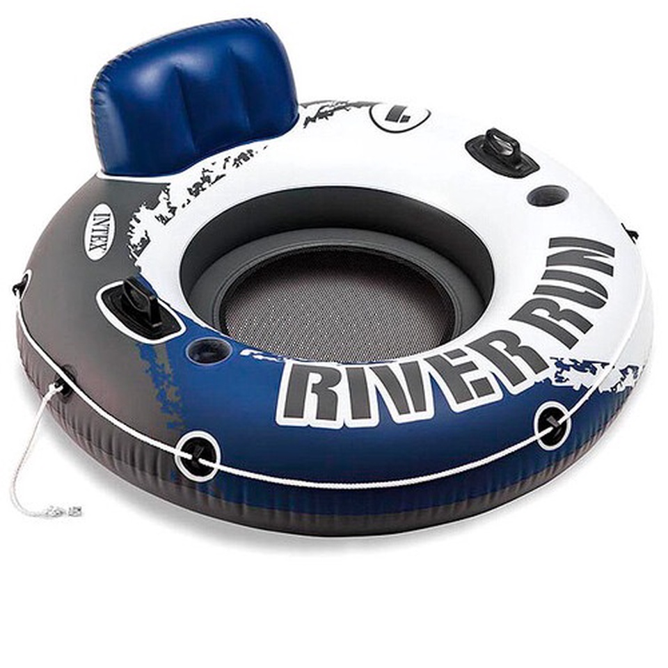 Надувной круг-кресло River Run с сетчатым дном 135 см синий - 2 000 ₽, заказать онлайн.