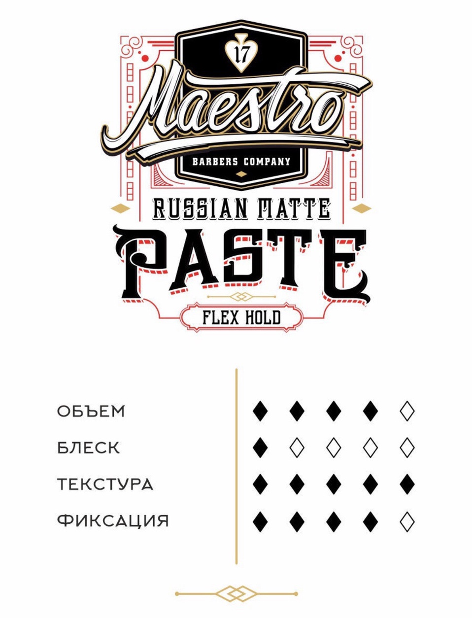 Maestro - Russian Matte Paste, 75г - 800 ₽, заказать онлайн.