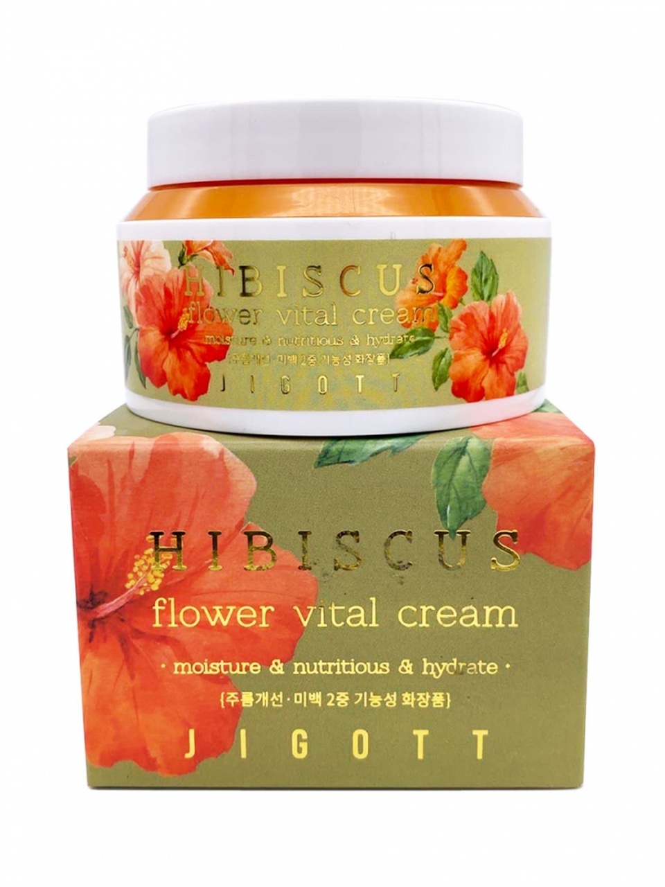 Jigott Крем антивозрастной с экстрактом гибискуса – Hibiscus flower vital cream, 100мл - 910 ₽, заказать онлайн.