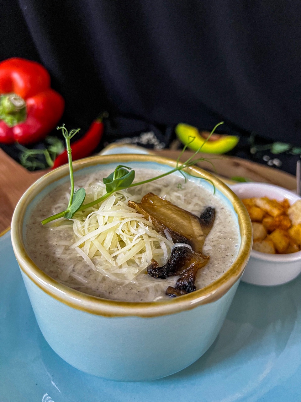 Крем-суп из шампиньонов - 220 ₽, заказать онлайн.