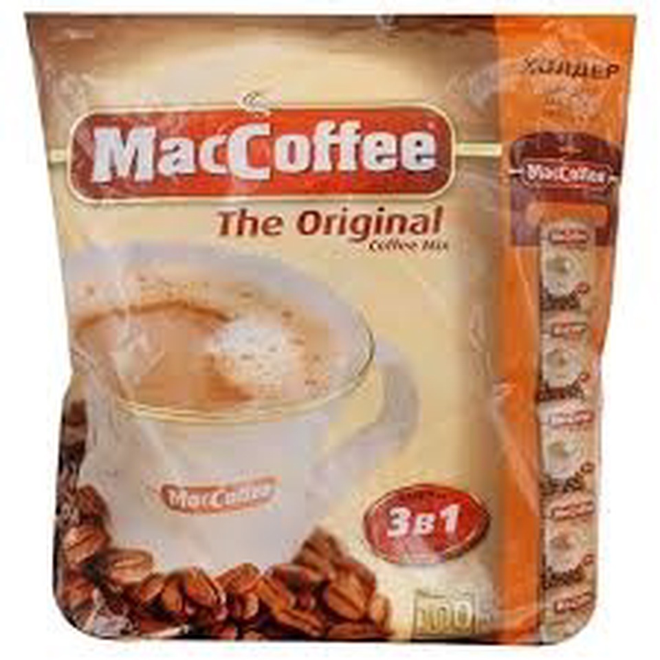 MacCoffee  напиток кофейный 3в1 100п - 918,35 ₽, заказать онлайн.