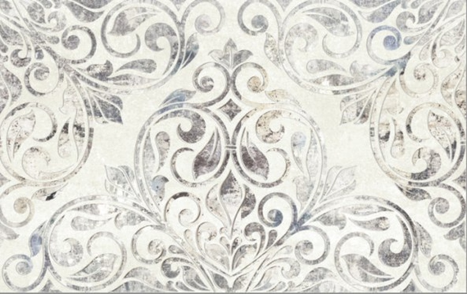 Коллекция "Персиан" керамическая плитка Декор Цветы 01 (25х40) серый - 267 ₽, заказать онлайн.