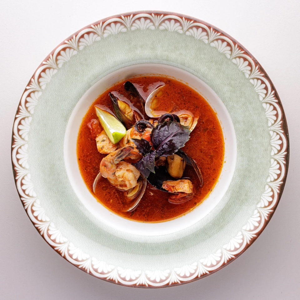 Прованский суп с морепродуктами - 590 ₽, заказать онлайн.