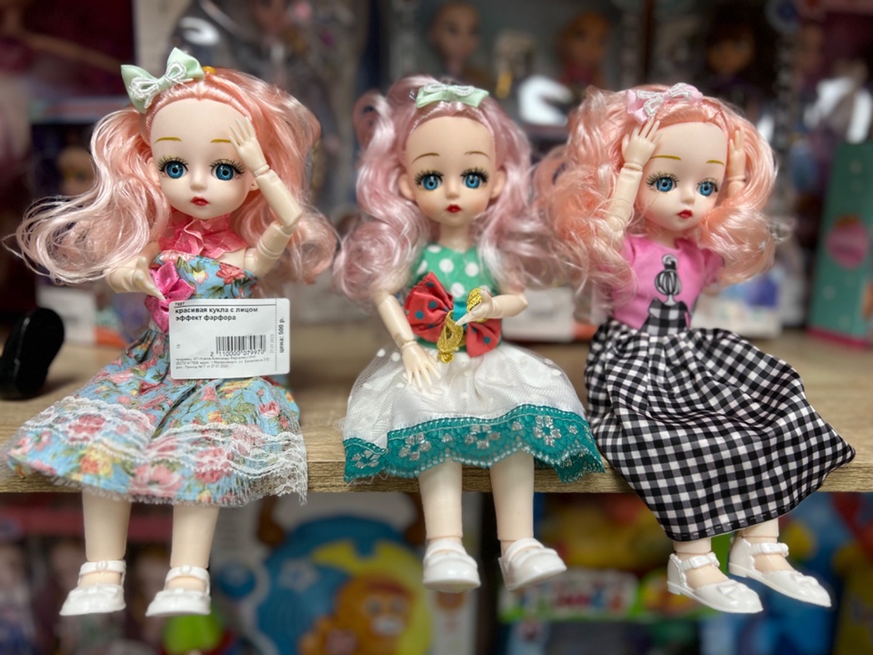 Красивая кукла с эффектом фарфорового лица - 500 ₽, заказать онлайн.
