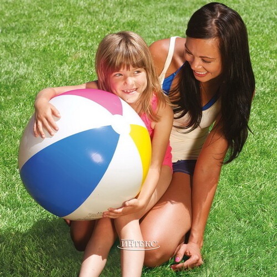 Надувной мяч Цветные дольки 61 см - 150 ₽, заказать онлайн.