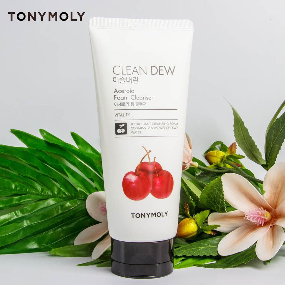 TONYMOLY Крем-пенка для умывания Clean Dew Seed Foam Cleanser Acerola - 320 ₽, заказать онлайн.
