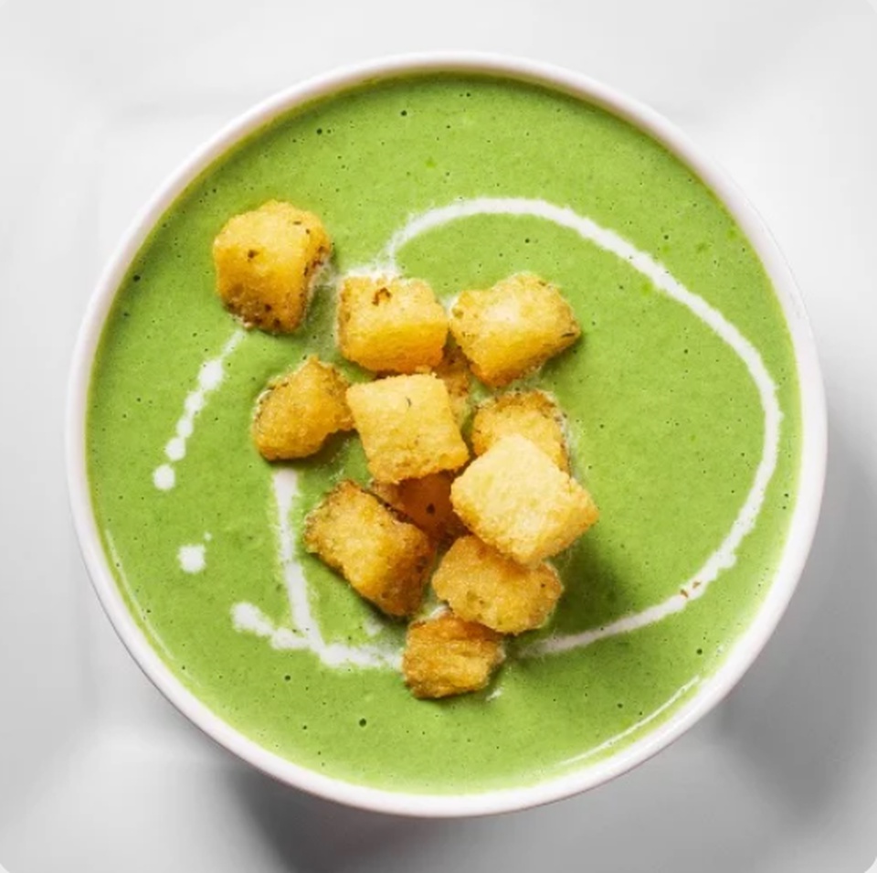 Крем-суп из брокколи и курицы - 420 ₽, заказать онлайн.