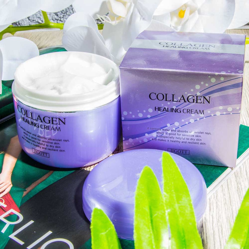 JIGOTT Крем для лица с коллагеном COLLAGEN Heling Cream - 330 ₽, заказать онлайн.