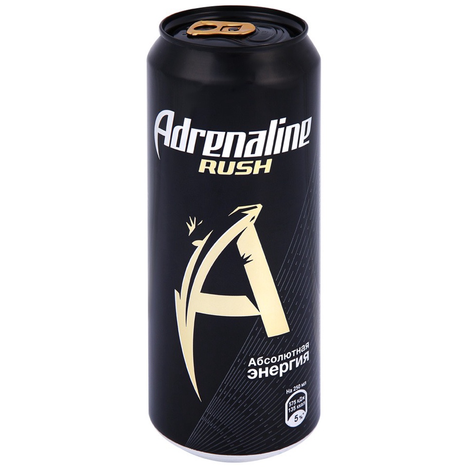 Энергетический напиток Адреналин 0,449л ж/б - 105 ₽, заказать онлайн.