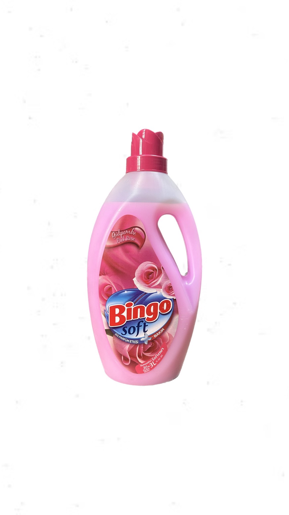 Кондиционер для белья PINK ROSE Soft с парфюмом/аромат розы, 3 л, Bingo - 500 ₽, заказать онлайн.