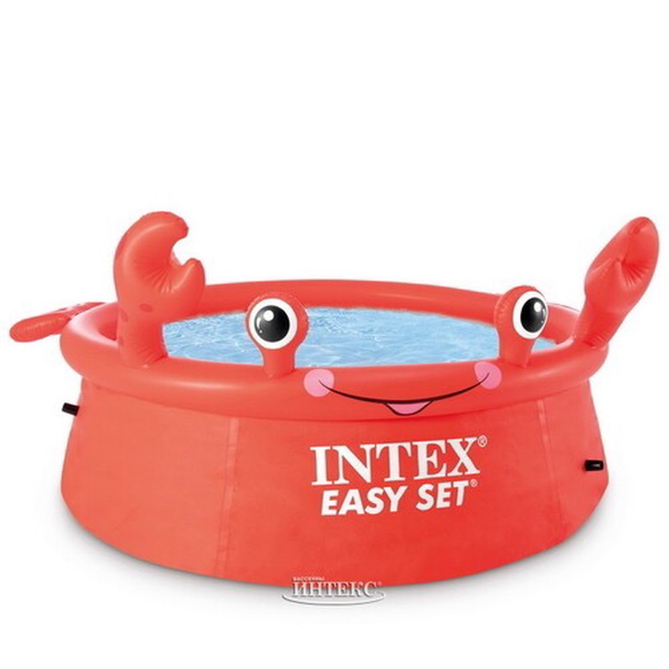 Надувной бассейн 26100 Intex Easy Set - Happy Crab 183*51 см - 2 750 ₽, заказать онлайн.
