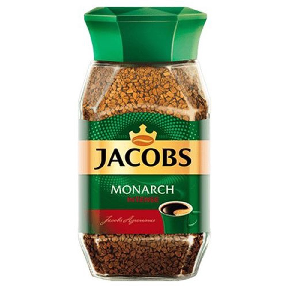 Кофе Jacobs Monarch INTENSE ст/б 190г - 338,46 ₽, заказать онлайн.