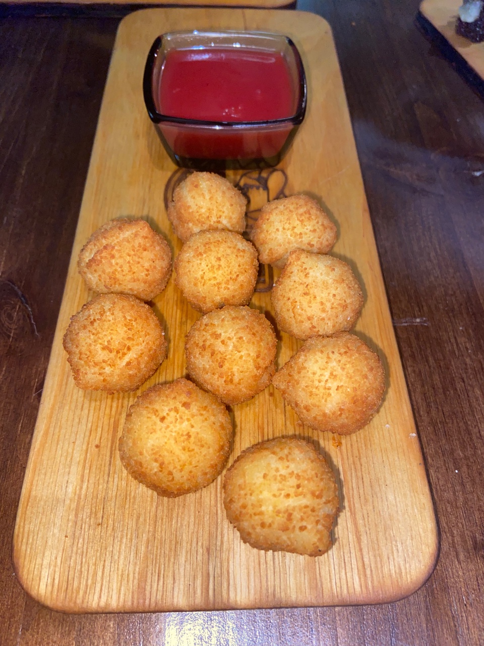 Картофельные Шарики с красным соусом - 100 ₽, заказать онлайн.