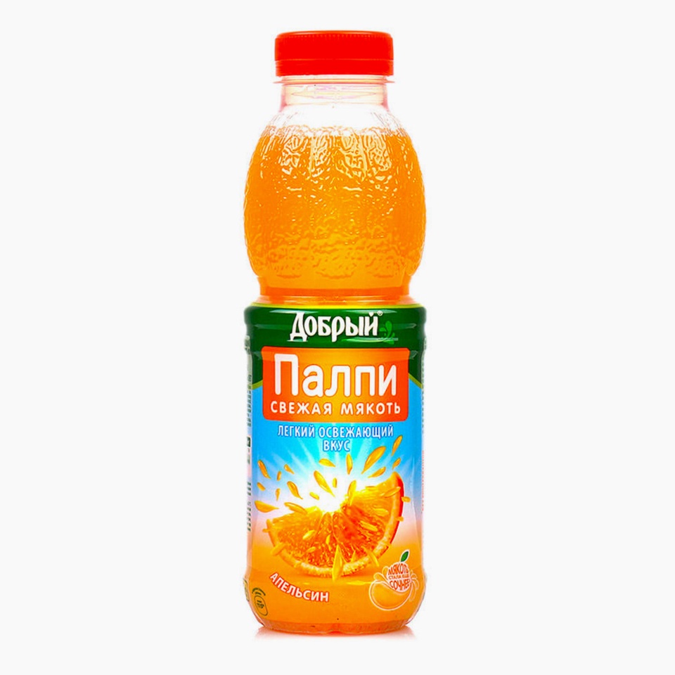 Палпи апельсин 0,5 л. - 90 ₽, заказать онлайн.