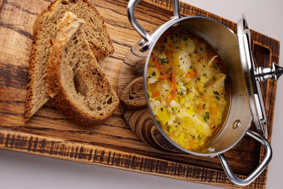 Куриный суп с птитимом - 360 ₽, заказать онлайн.