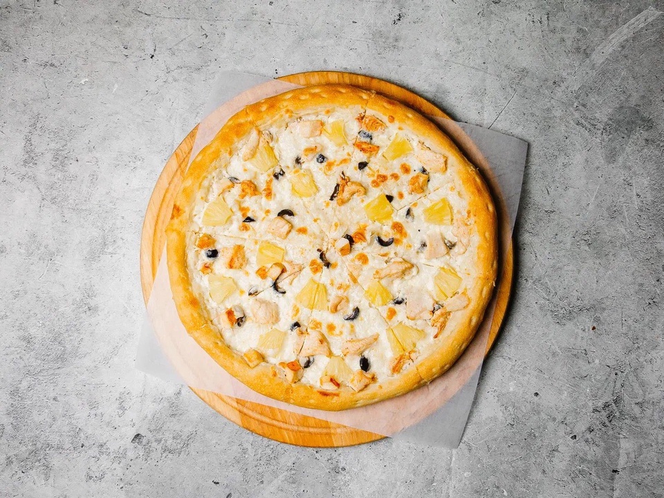 Пицца Курица ананас - 490 ₽, заказать онлайн.