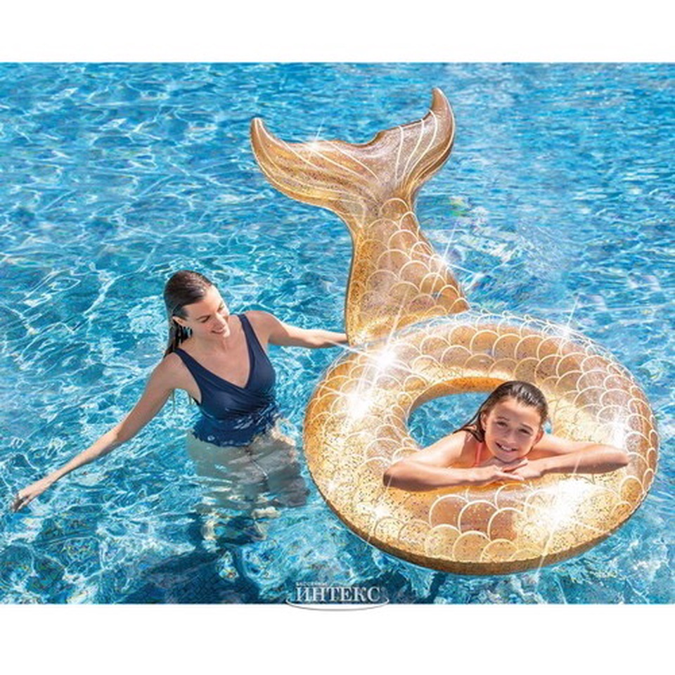 Надувной круг Хвост русалки - 1 500 ₽, заказать онлайн.