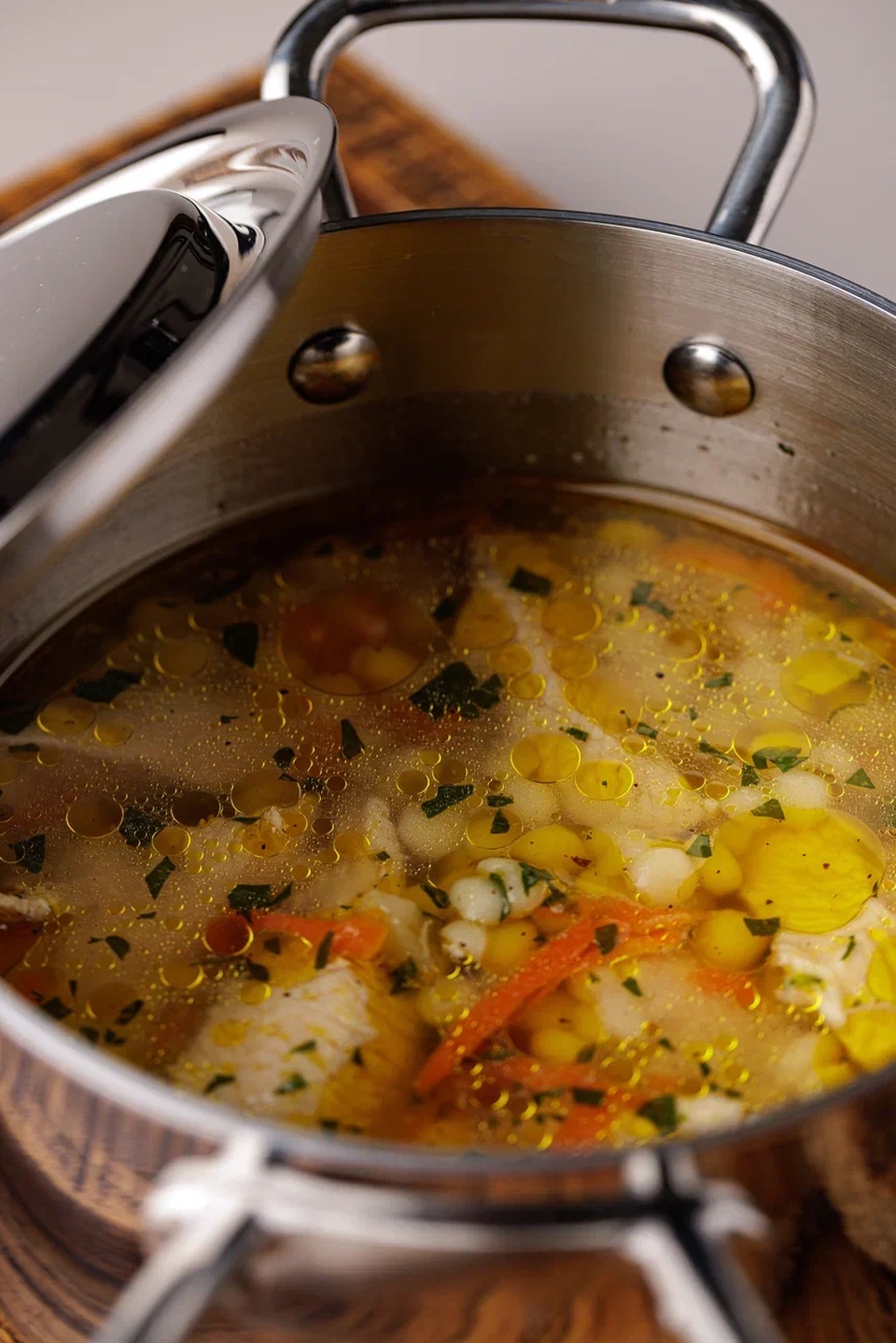 Куриный суп с птитимом - 360 ₽, заказать онлайн.